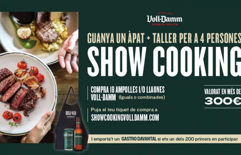 Guanya un àpat + taller per a 4 persones show cooking